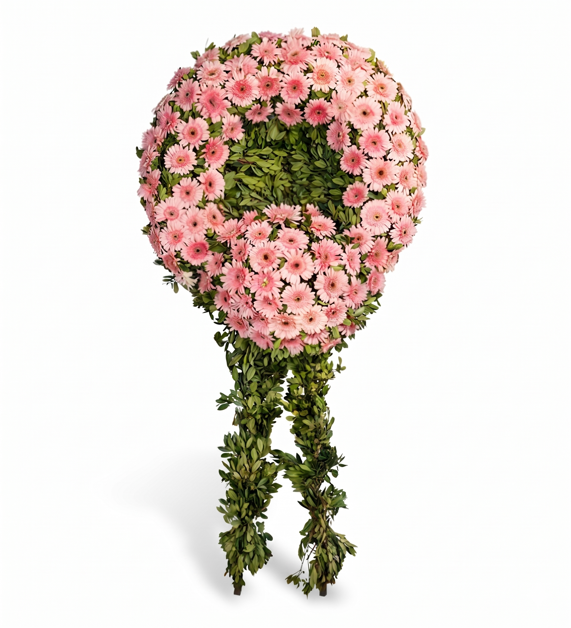 Pembe Gerbera Cenaze Çelenk