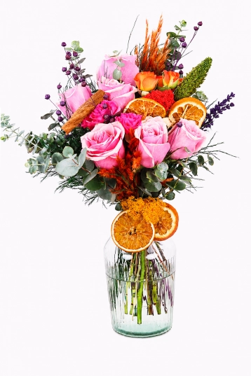 Autumn Blush Vase