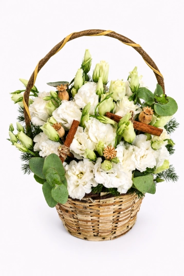 Rustic Purity - Beyaz Lisyantus
