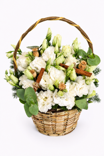 Rustic Purity - Beyaz Lisyantus