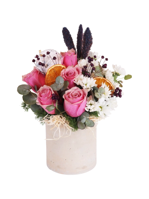 The Winter Rose Garden